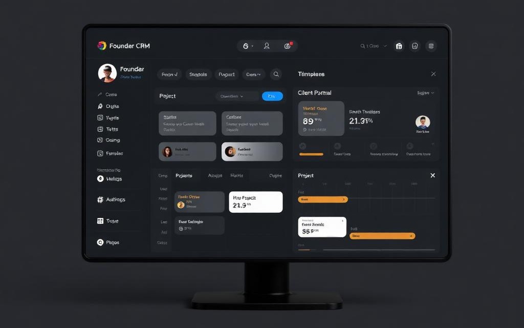 Atlas Studio — A founder CRM and client portal in one workspace